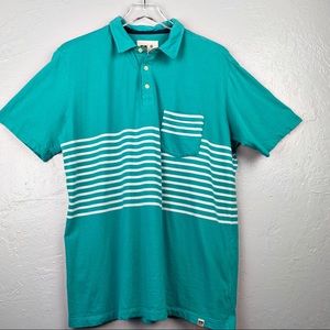 Soft Reef Surf Polo Shirt sz Large Green Polo
